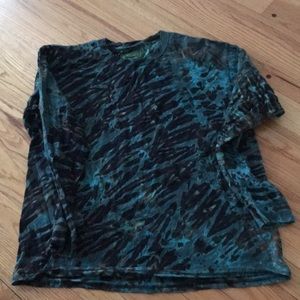 Tie dyed long sleeve tee